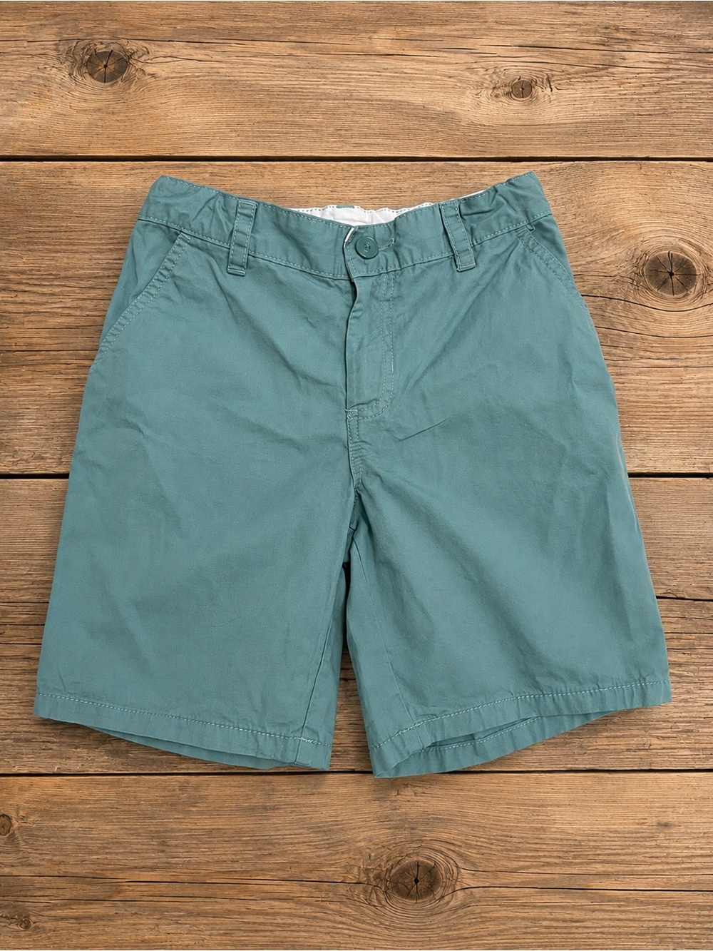 Cat & Jack Boys Chino Shorts Size 10 Aqua Blue